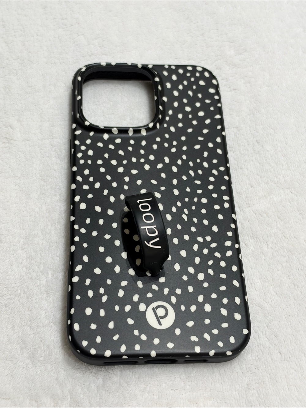 iPhone 16 Pro Max Noir Dots Loopy (righty)